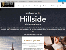 Tablet Screenshot of hillsidepa.org